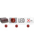 Homesmiths Led Chain Ball 25Mm Red