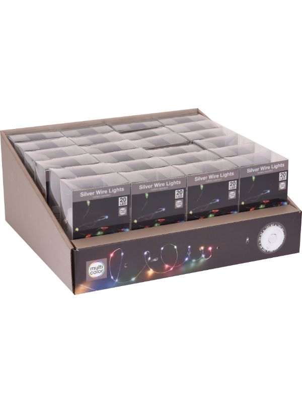 Homesmiths Silverwire 20Led Multi Bo
