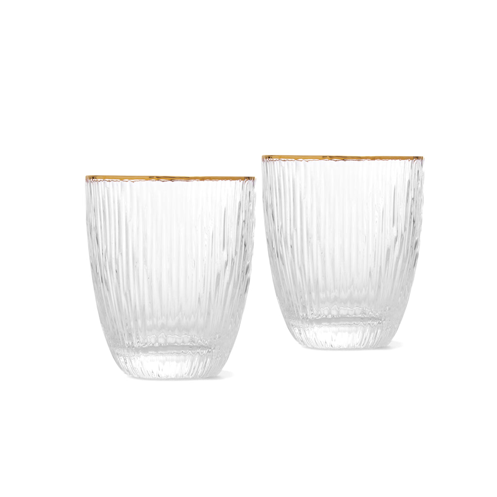 Fissman 2 Pieces Glasses 400ML Glass
