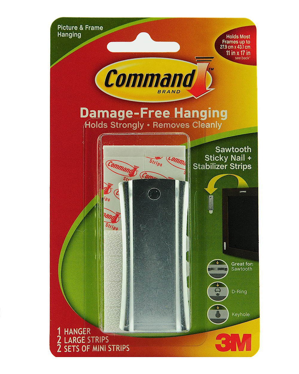 Command Stick Nail Saw Hanger