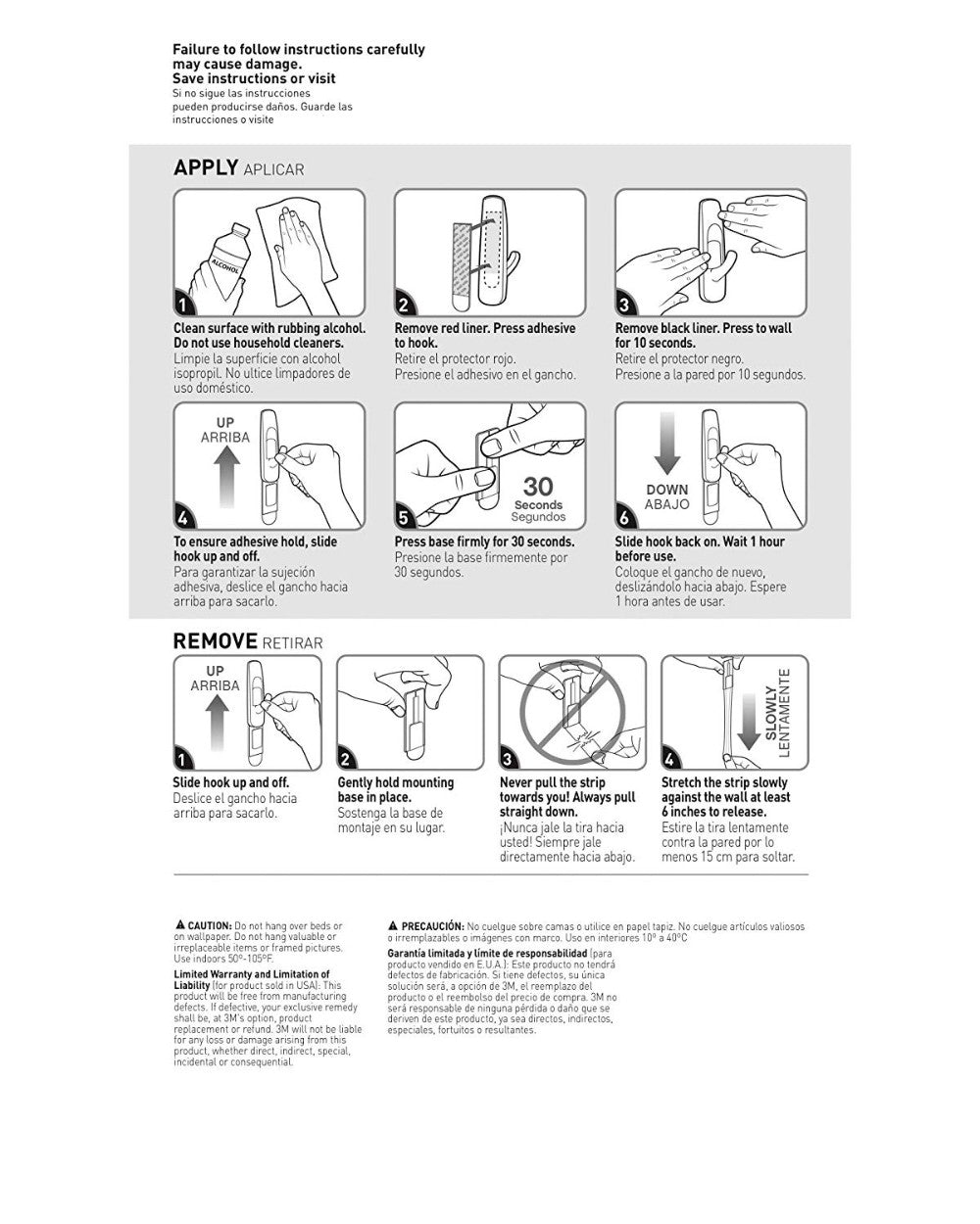 Command 2 Pack Clear Medium Hook