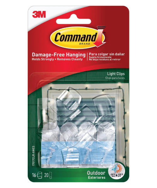 Command Light Clips Pack Of 16