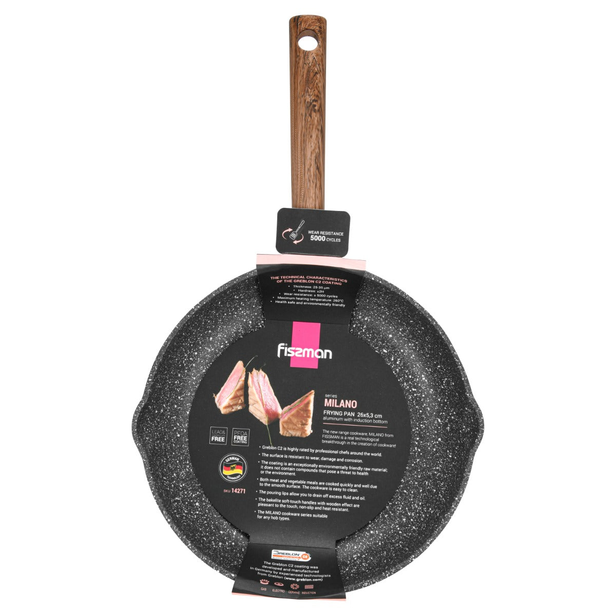 Fissman Frying pan Milano 26 x 5.3 cm