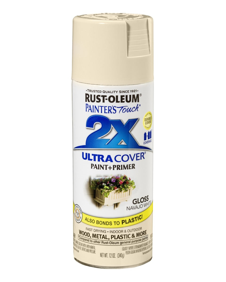 RustOleum Painters Touch 2X Gloss Navajo White 12Oz