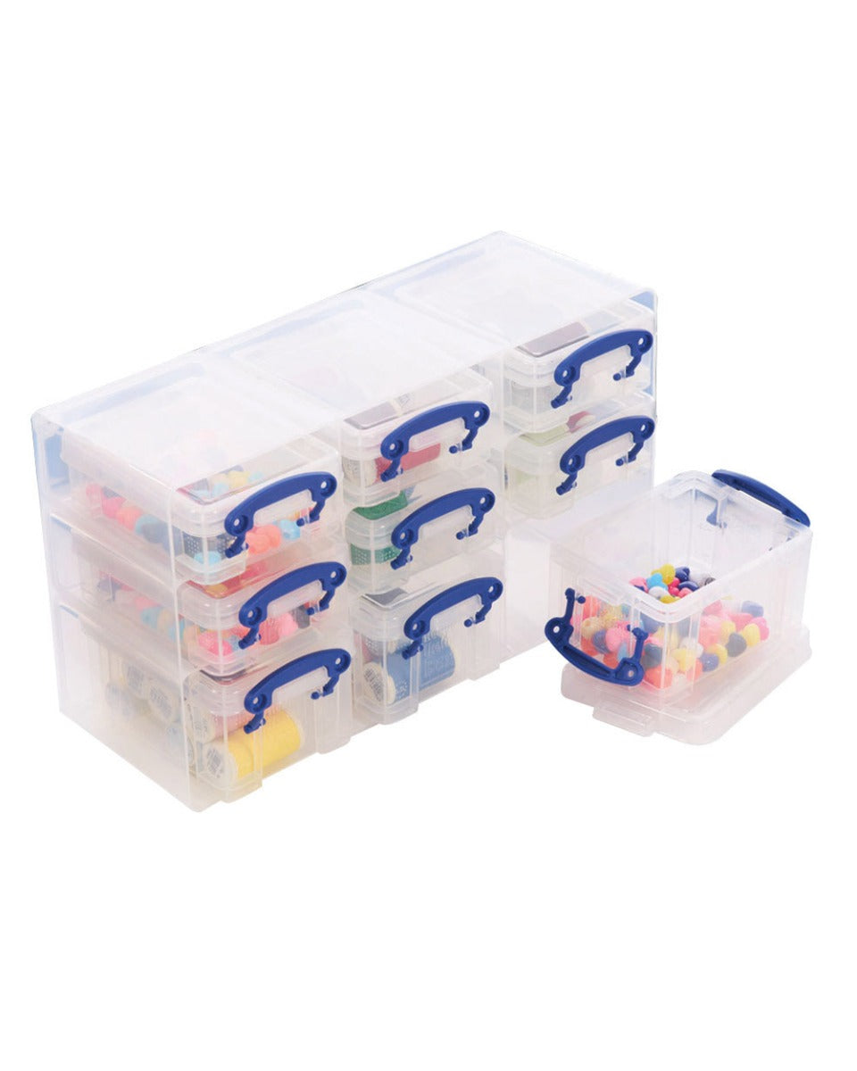 Really Useful Box Organizer Clear/Clear 3x0.3L/ 6X0.2L