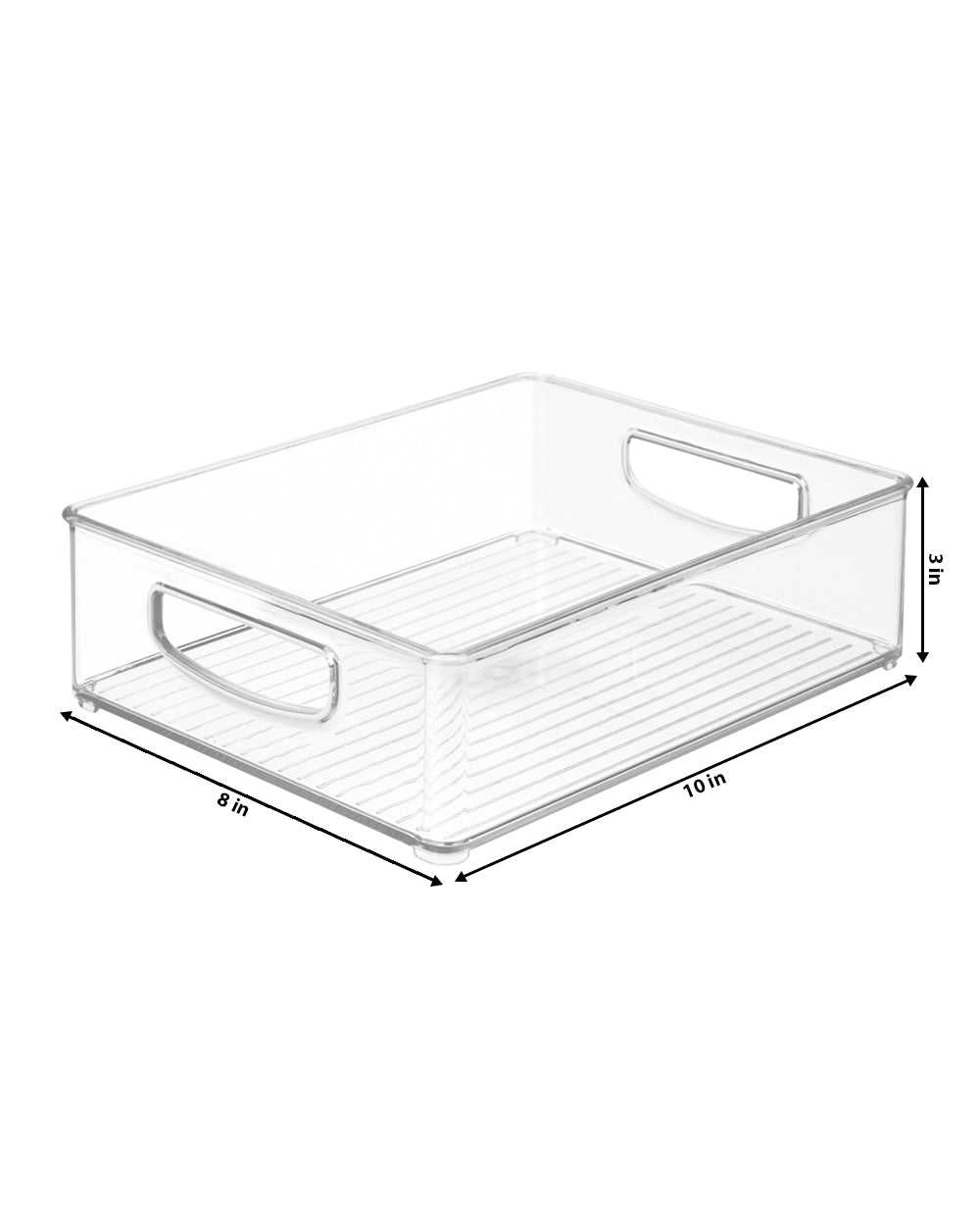 Interdesign Kitchen Binz 10 x 8 x 3 inch Clear