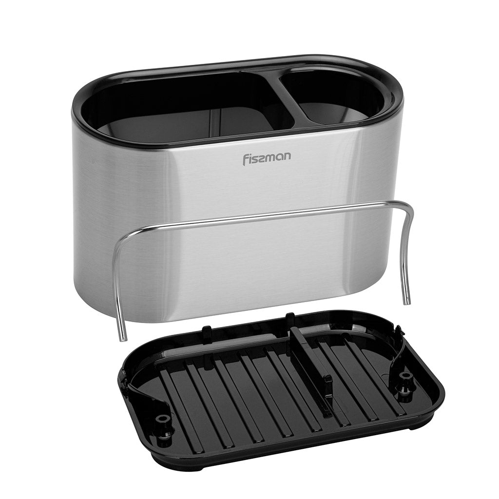 Fissman Sponge Holder Organizer and Storage With High Brush Holder