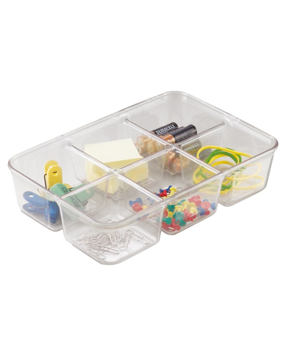Interdesign Linus Pack Place with Dividers 9.5 x 6.5 x 2.2 inch