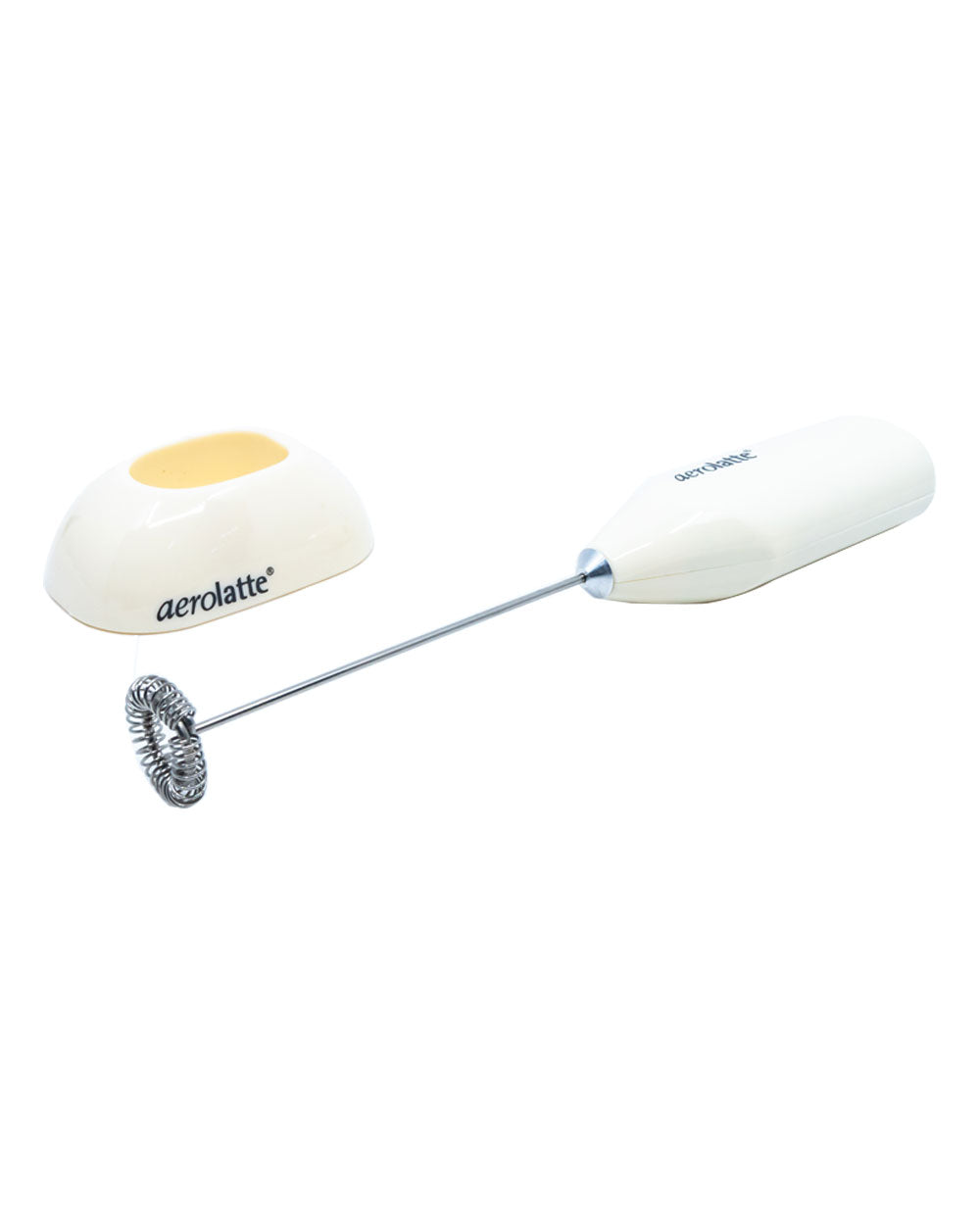 Aerolatte Milk Frother with counter stand Ivory