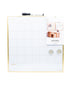 U Brands Gold Frame Dry Erase Planner Board