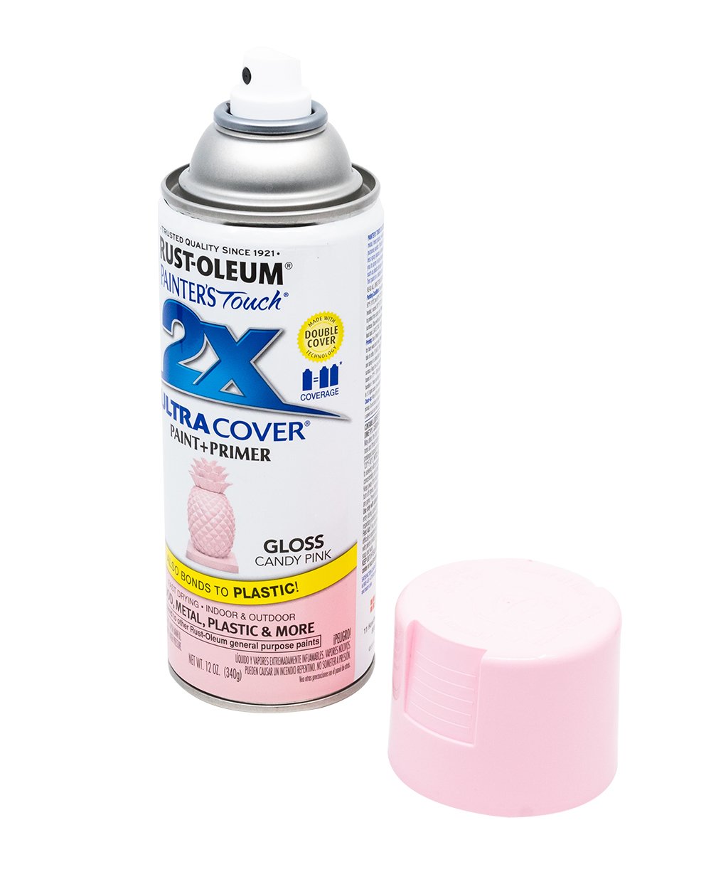 RustOleum PT 2X Ultra Cover Gloss Candy Pink 12Oz