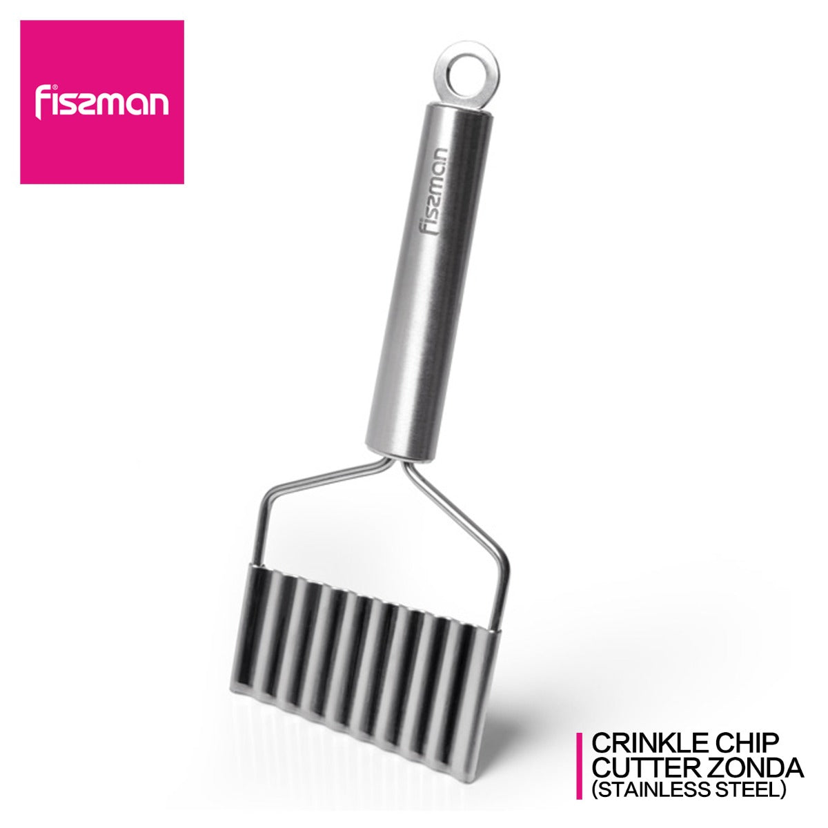 Fissman Crinkle Chip Cutter 20 cm Stainless Steel Zonda Series