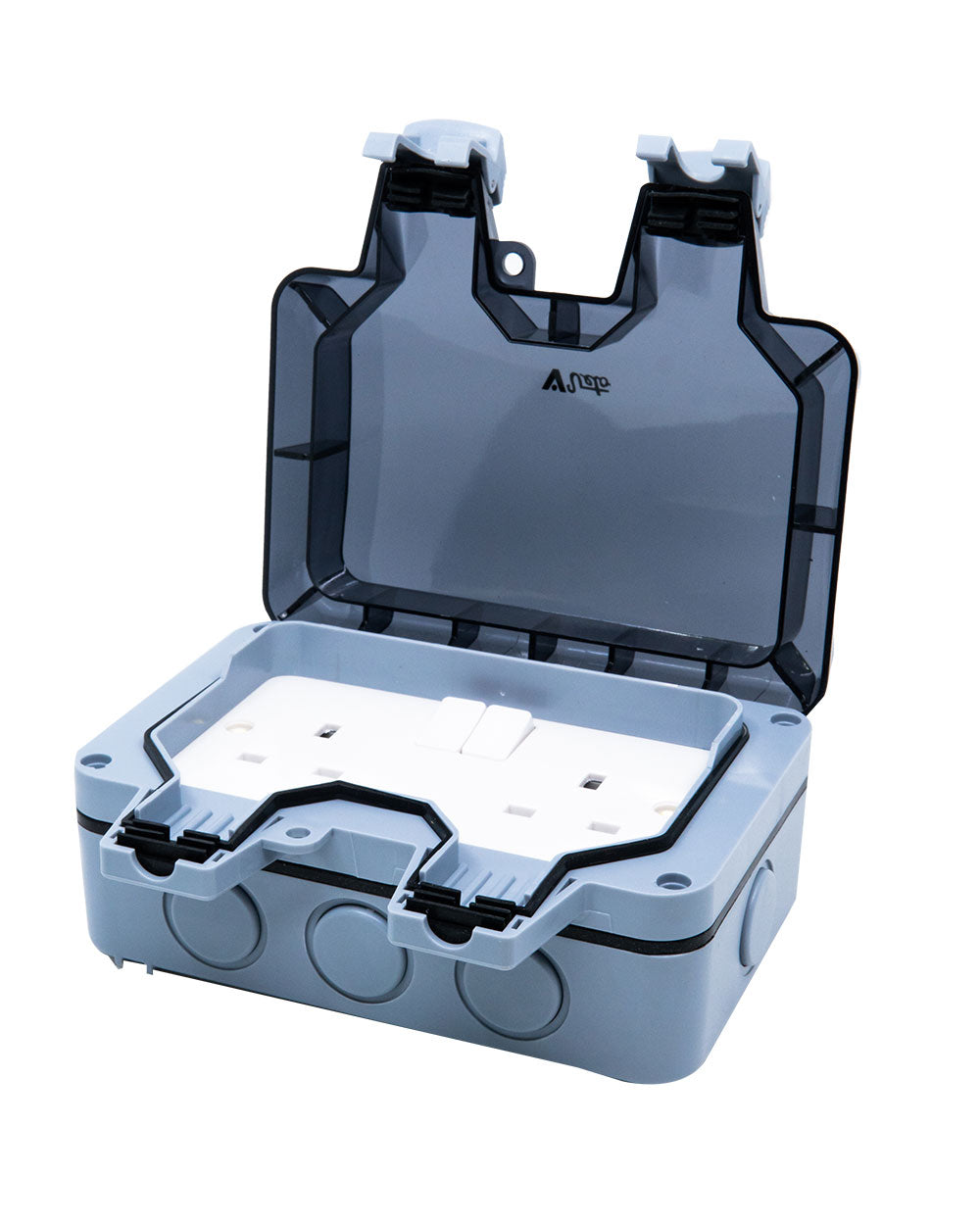 Veto Weatherproof Switch & Socket 2 Gang