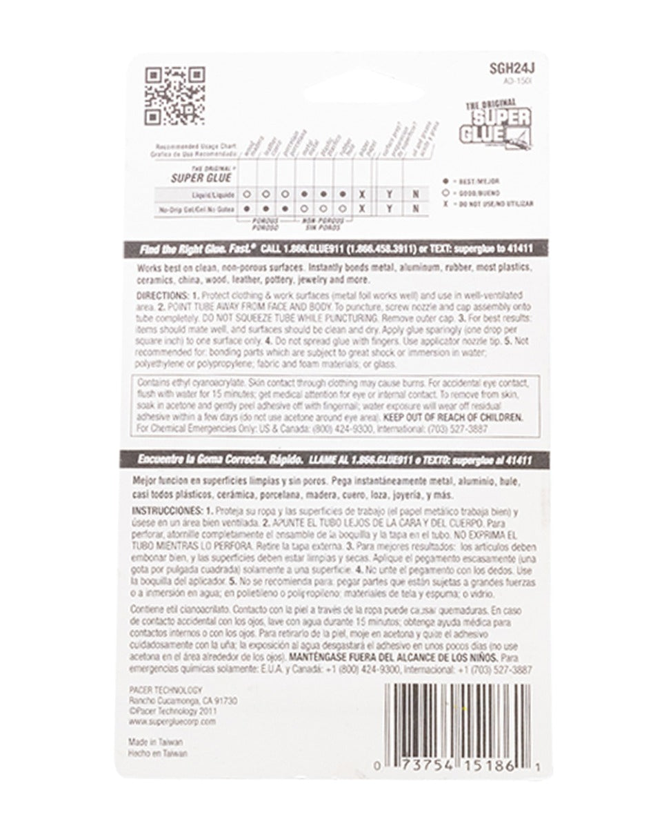 Super Glue Pack Of 4 Pieces 2g