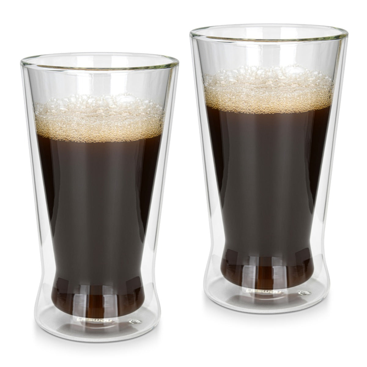 Fissman Set of 2 Double Wall Glasses 380ML Borosilicate Glass