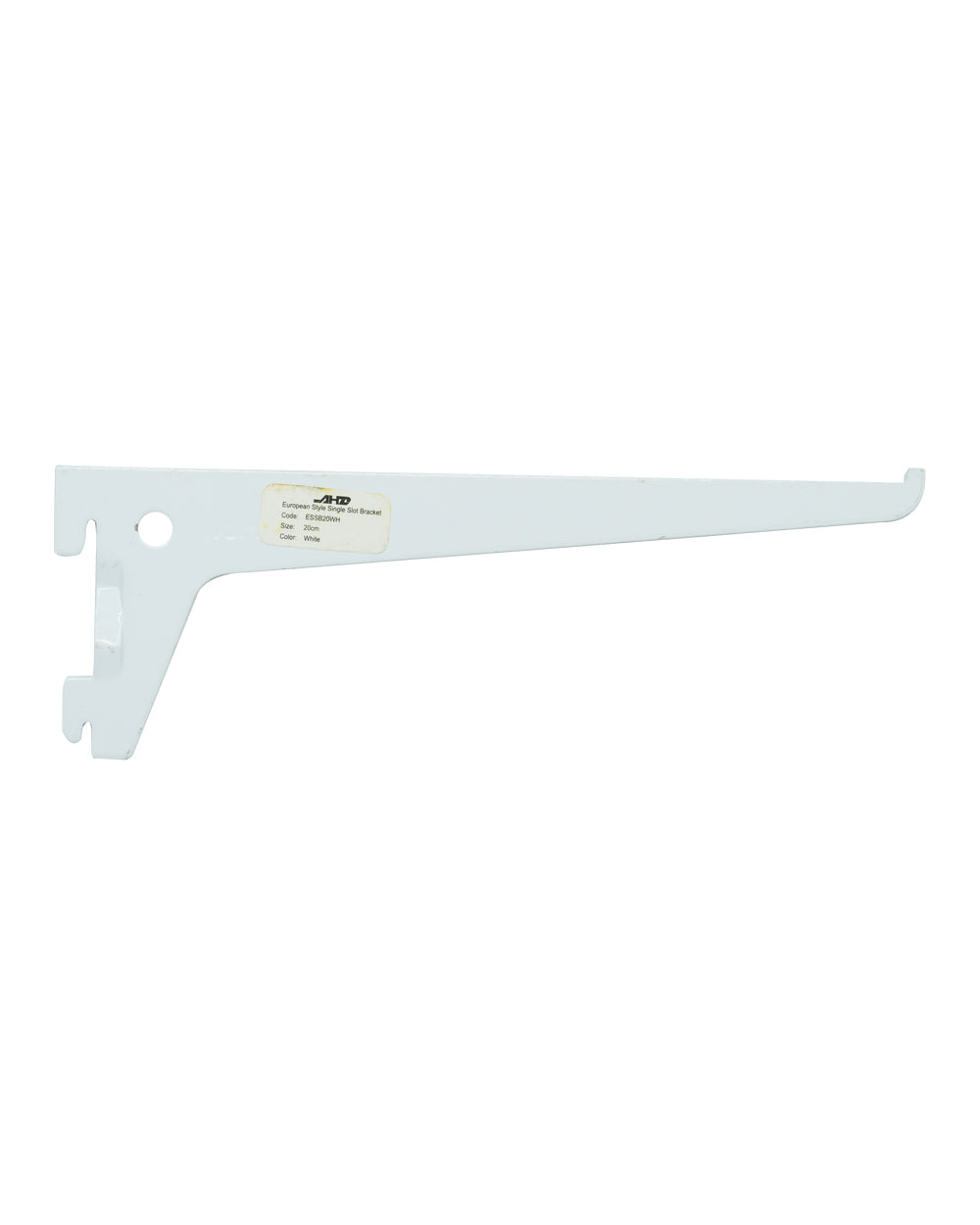 Homesmiths Single Bracket 8 inch White