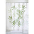 iDesign Leaves Short Curtain Green