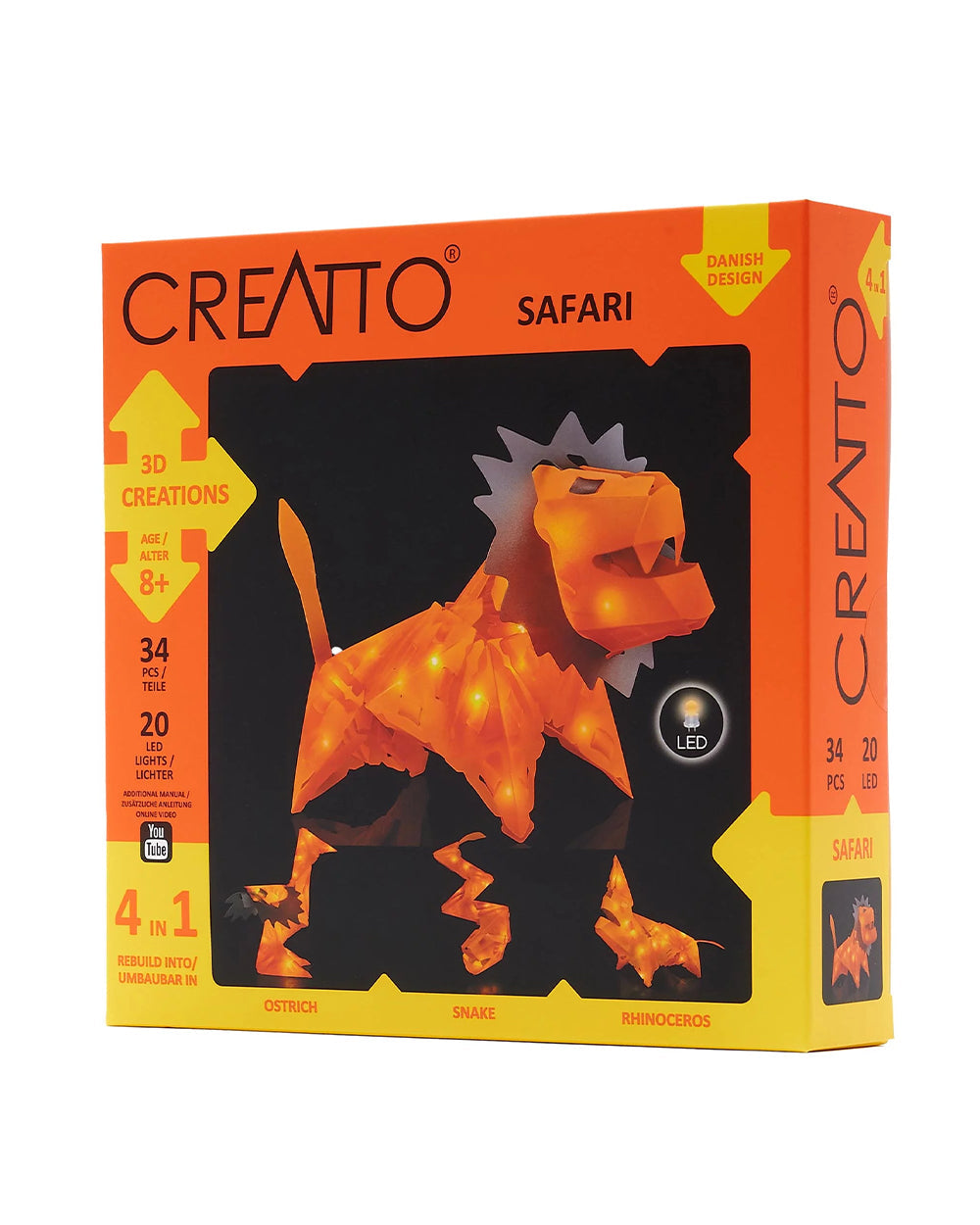 Thames & Kosmos Creatto Safari Light-Up Crafting Puzzle Kit