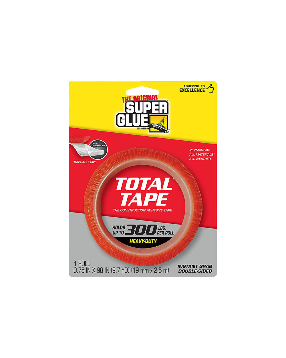 Super Glue Total Tape Heavy Duty 0.75 x 98 inch