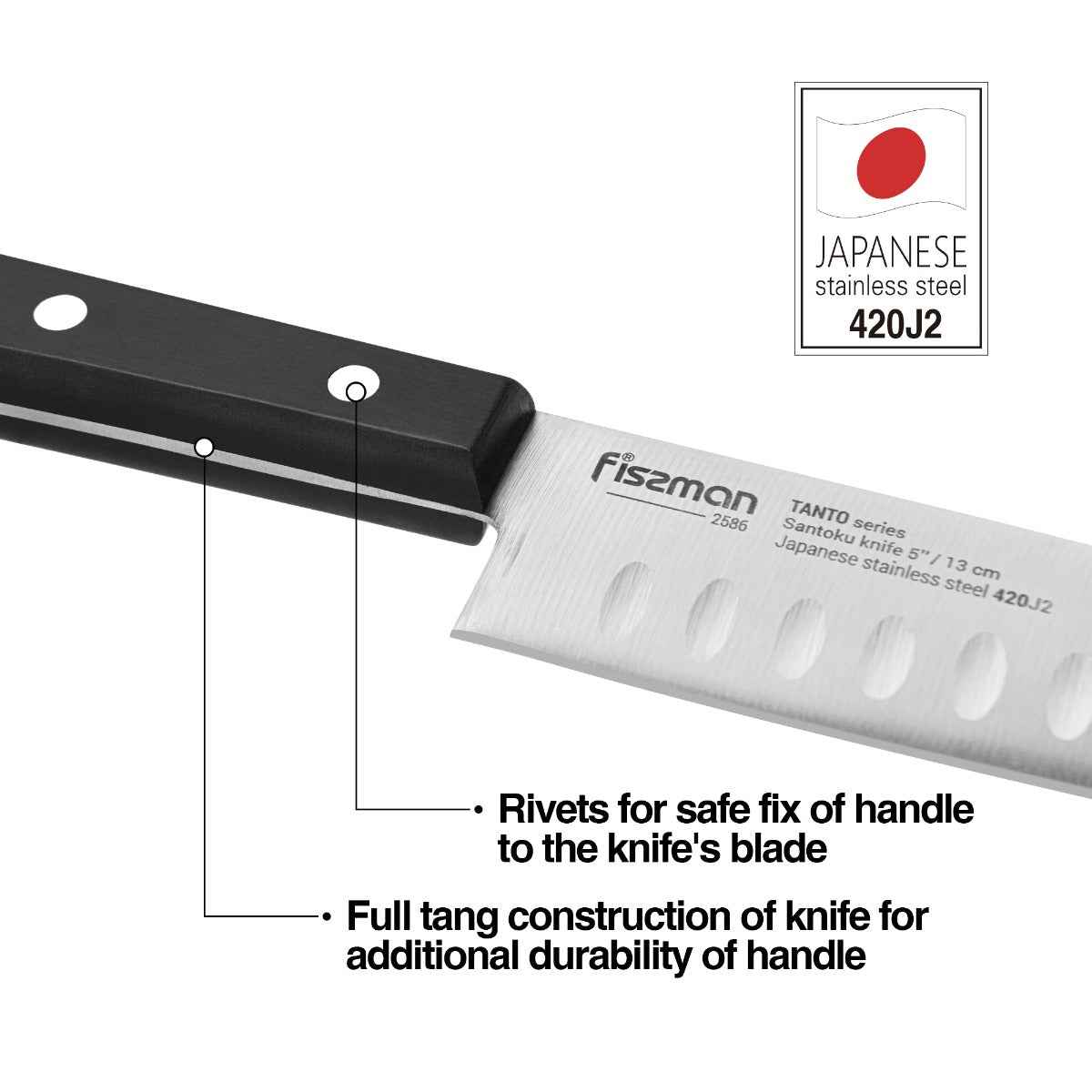 Fissman Santuko Knife 13 cm Tanto