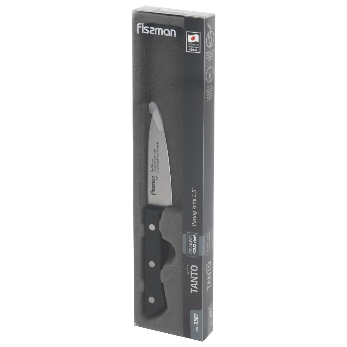 Fissman 3.5'' Paring Tanto 3Cr13 Steel