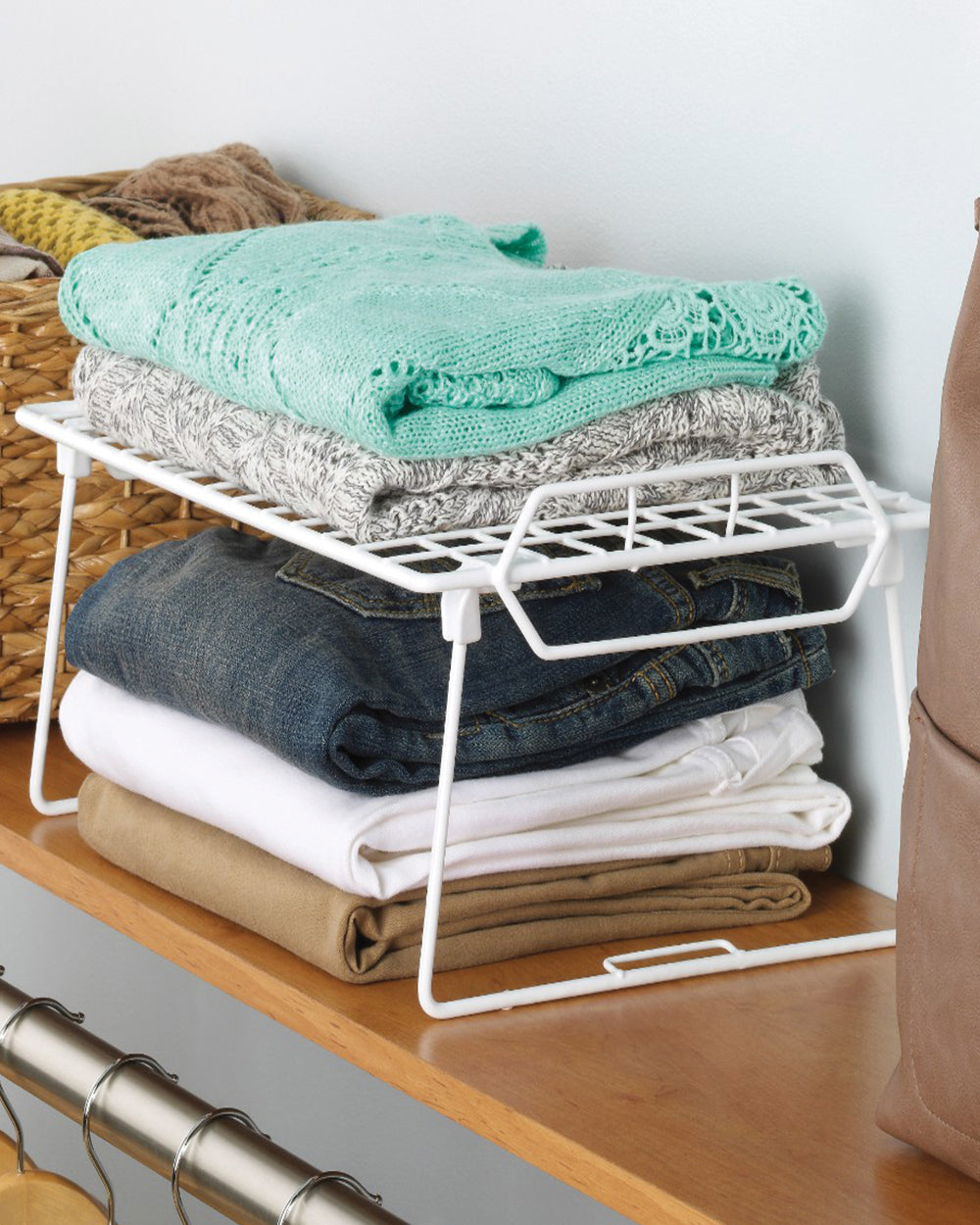 Whitmor Grid Utility Shelf White