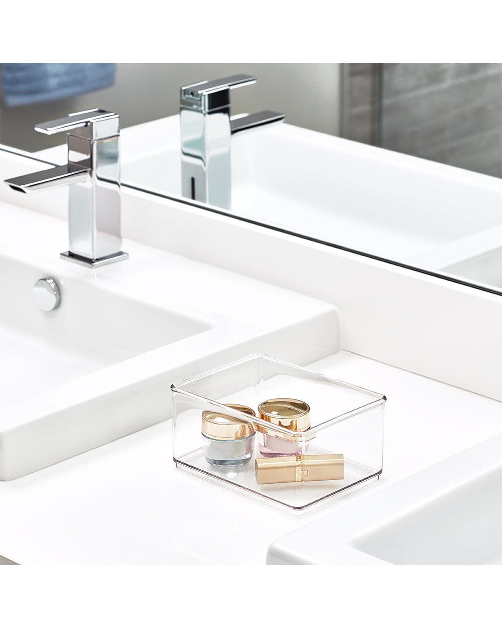 The Home Edit Bin Organizer Medium Shallow Clear