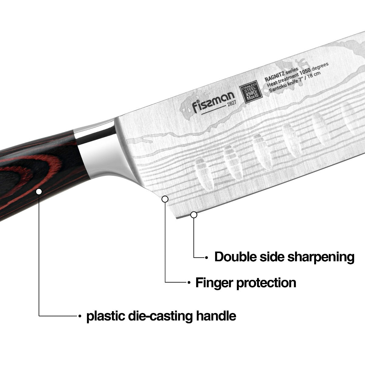 Fissman 7" Santoku Knife Ragnitz