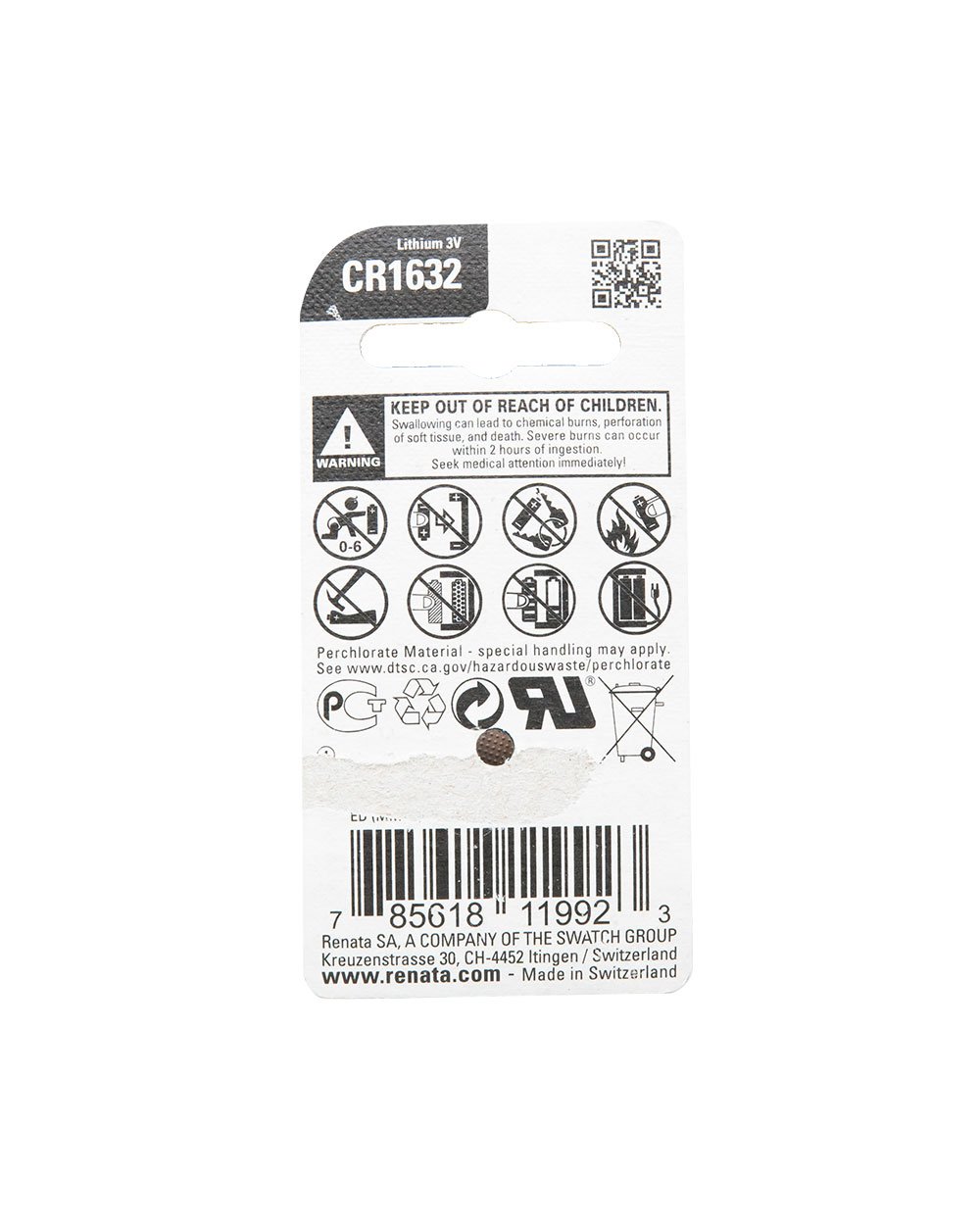 Renata Battery CR1632