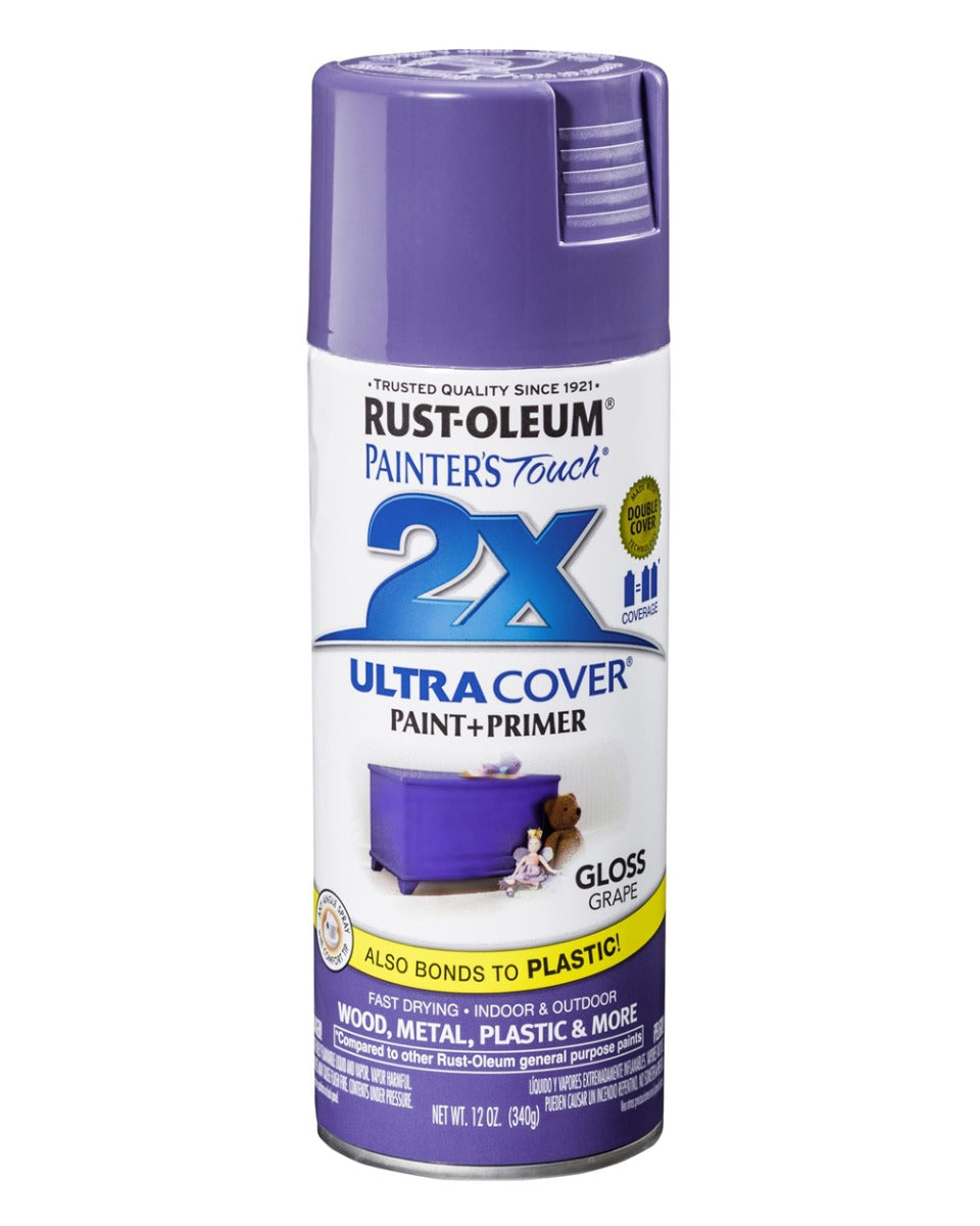 RustOleum PT 2X Ultra Cover Gloss Grape 12Oz