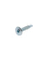 Homesmiths Channel Screw Wafer Head Zinc Plated 8mm x 1 inch