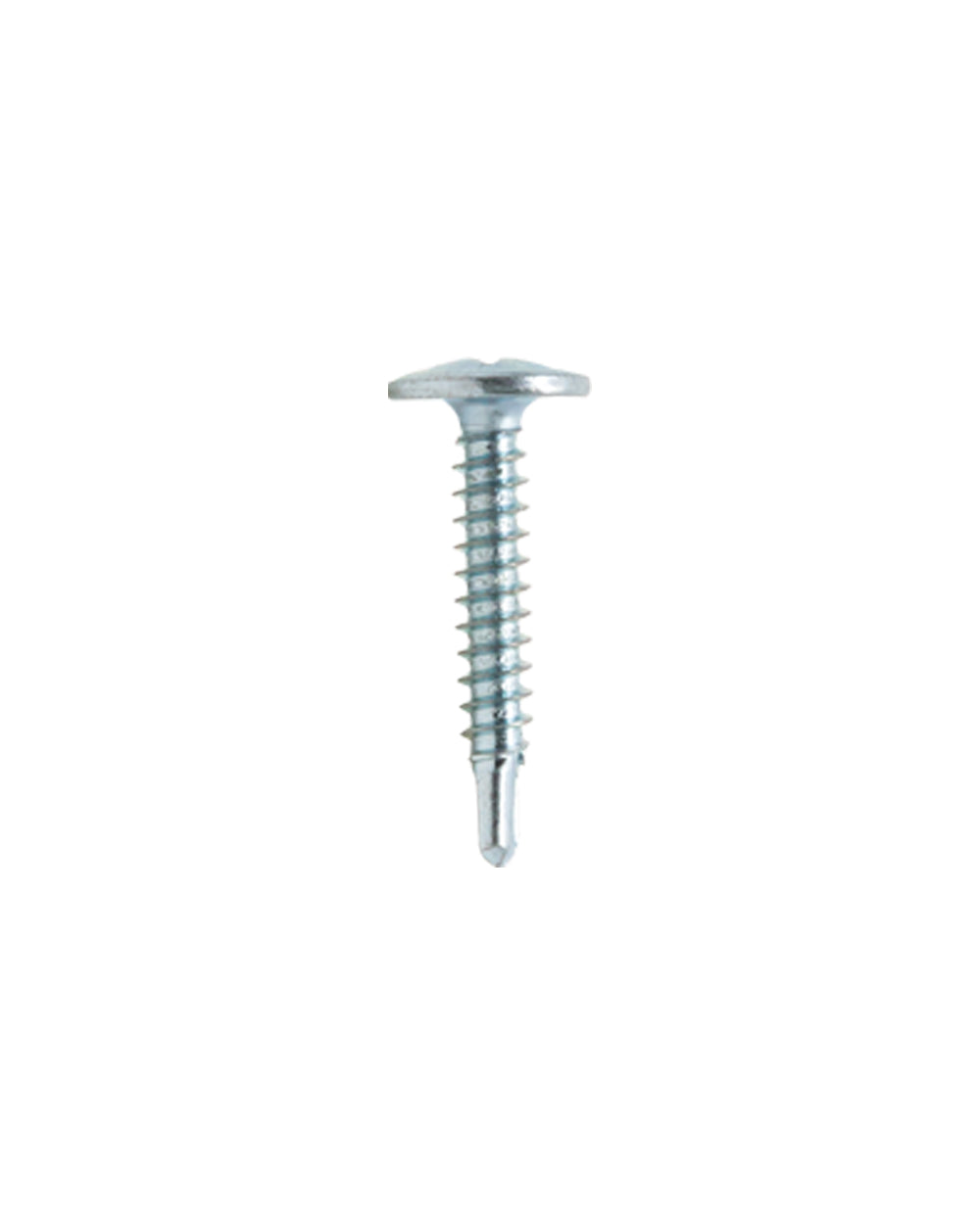 Homesmiths Channel Screw Wafer Head Zinc Plated 8mm x 1 inch