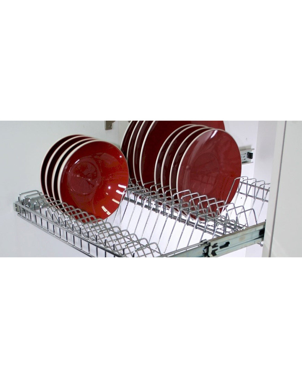 Tansel Double Rack Plate Pull Out Drawer with Slides L 348 x H 100 x W 500 mm