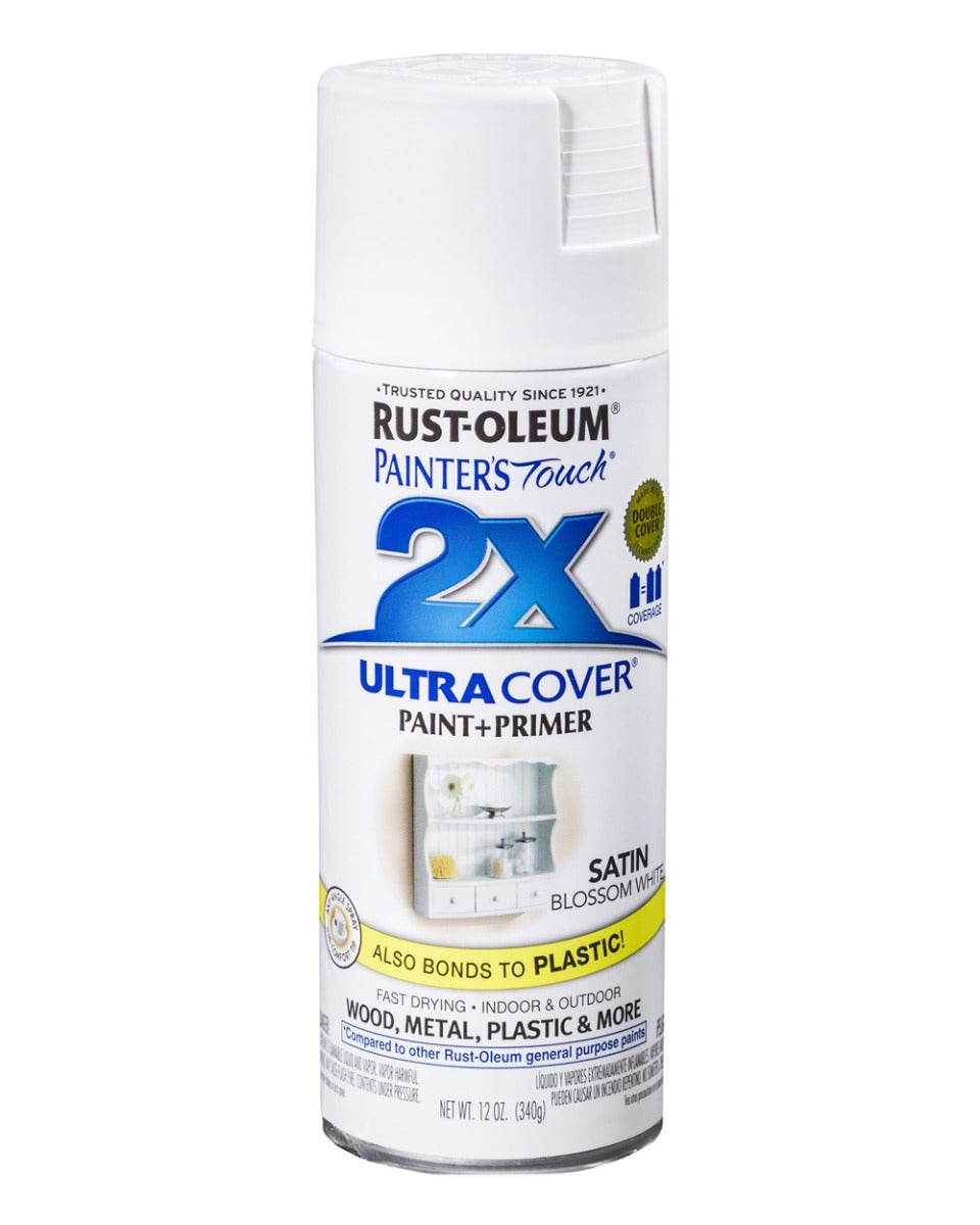 RustOleum Painters Touch 2X Satin Blossom White