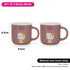 Fissman 2 Piece Mugs 380ML Hello New Bone China