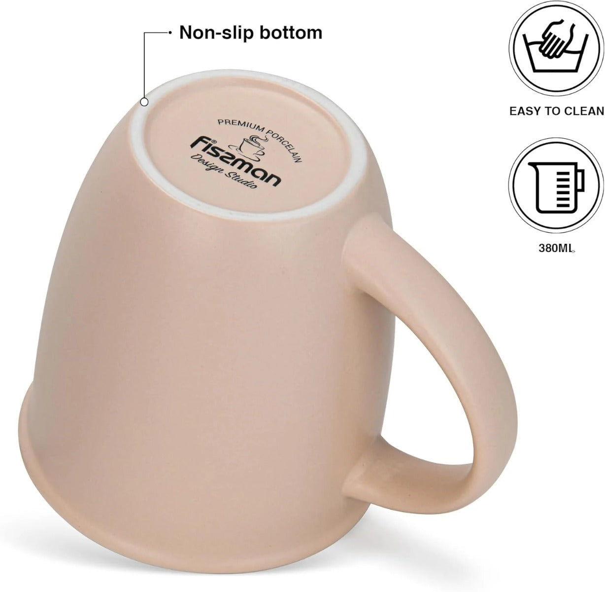 Fissman Set Of 2 Mugs 380 ML Little Star