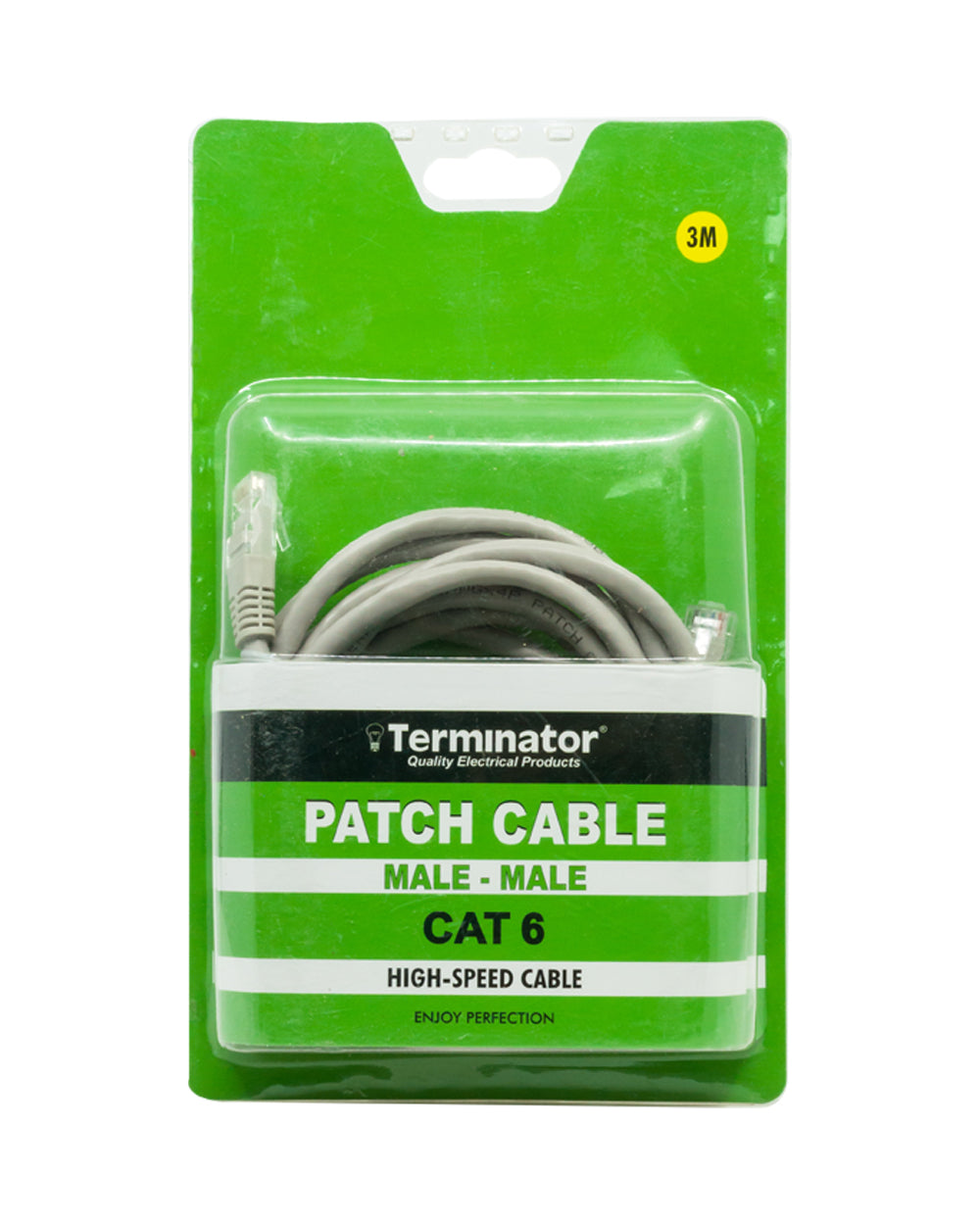 Terminator Patch Cord CAT 6 Cable 3 Metre