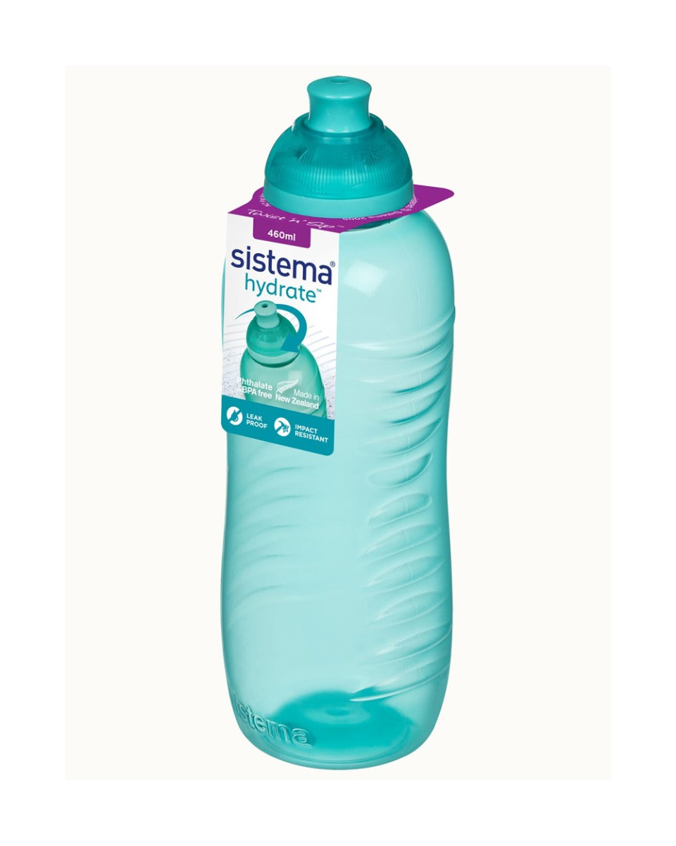 Sistema 460ml Squeeze Bottle Teal