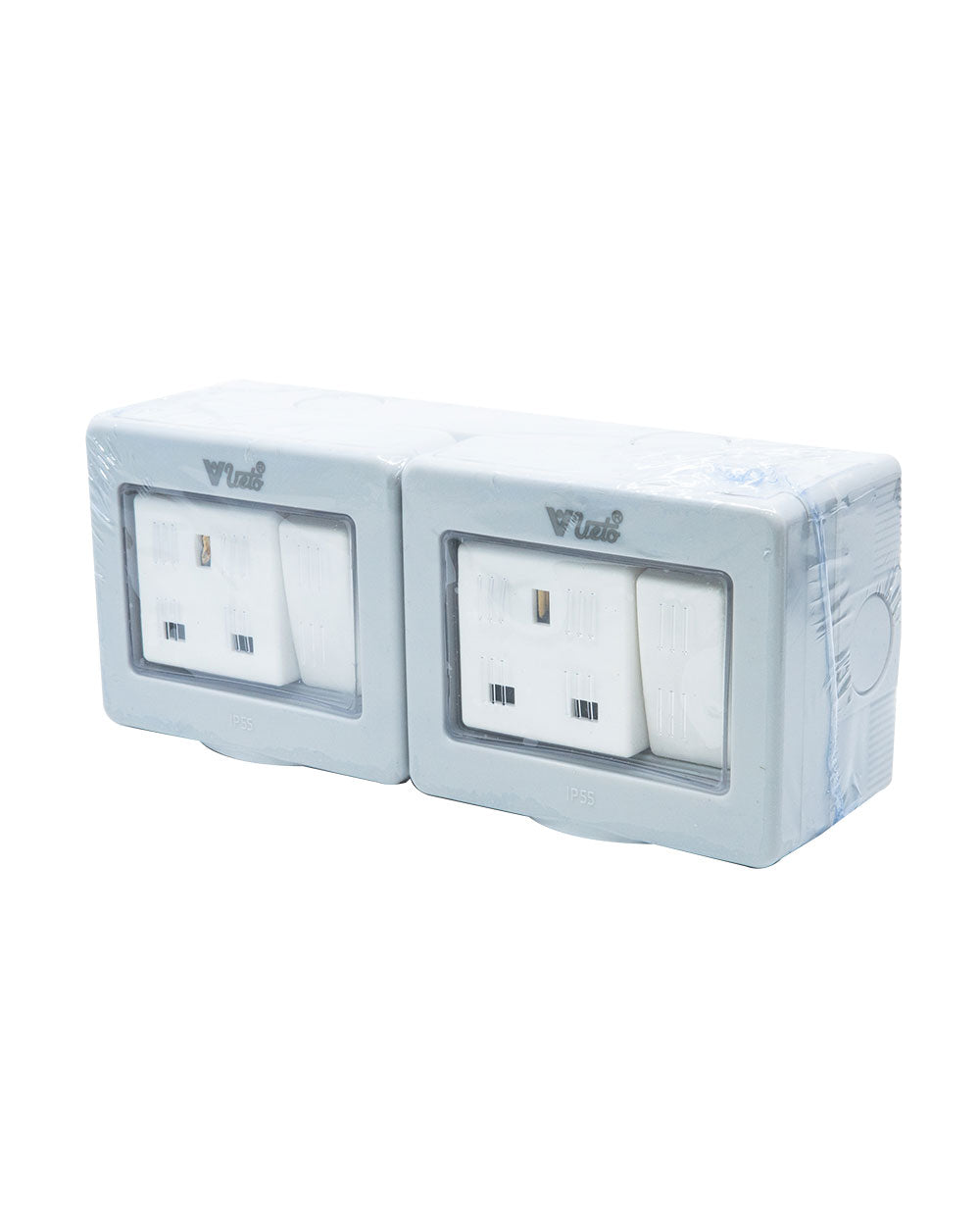 Veto Waterproof Switch and Socket 2 Gang 13A