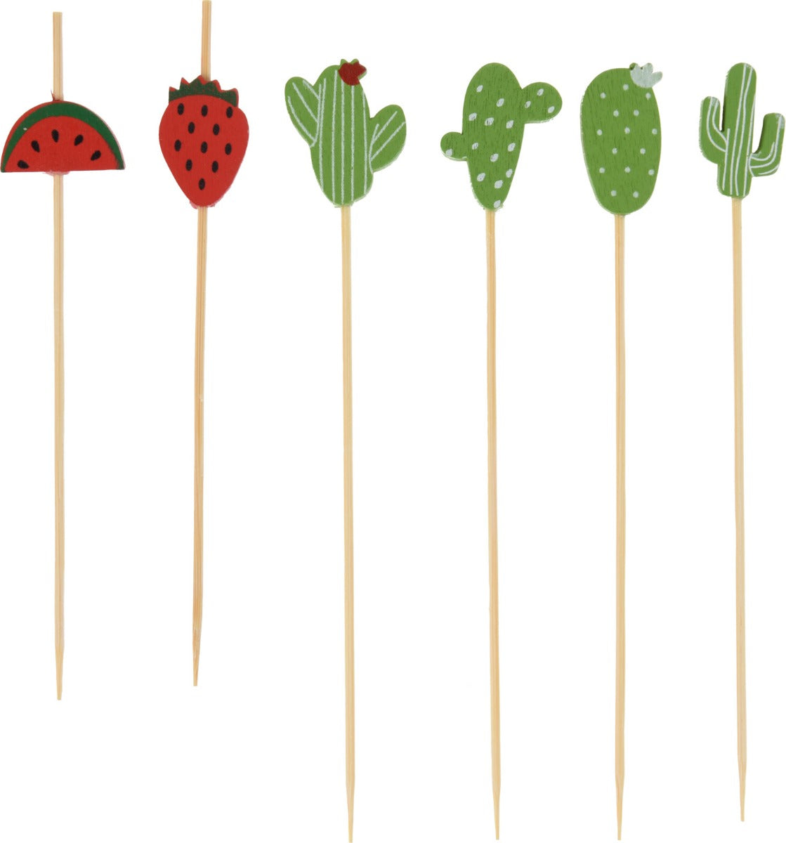 Homesmiths Cocktail Stick Set Of 20, 3 Assorted Colors