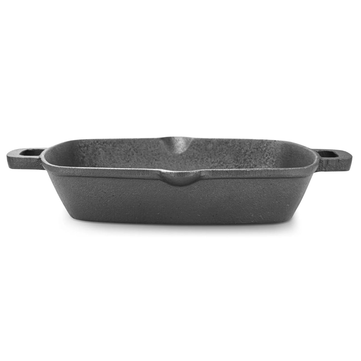 Fissman Square Grill Pan 26 X 5 cm With Two Side Handles Cast Iron