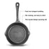 Fissman Frying Pan 16 x 3.8 cm Non Stick Cast Iron