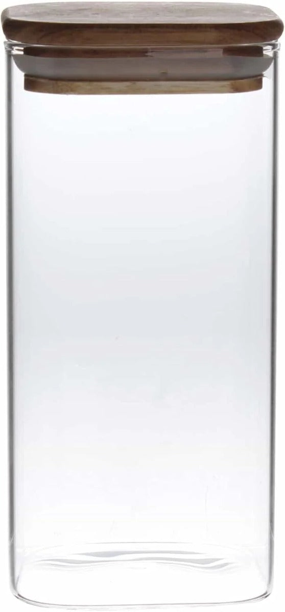 Neoflam Borosilicate Square Glass Jar 700ML