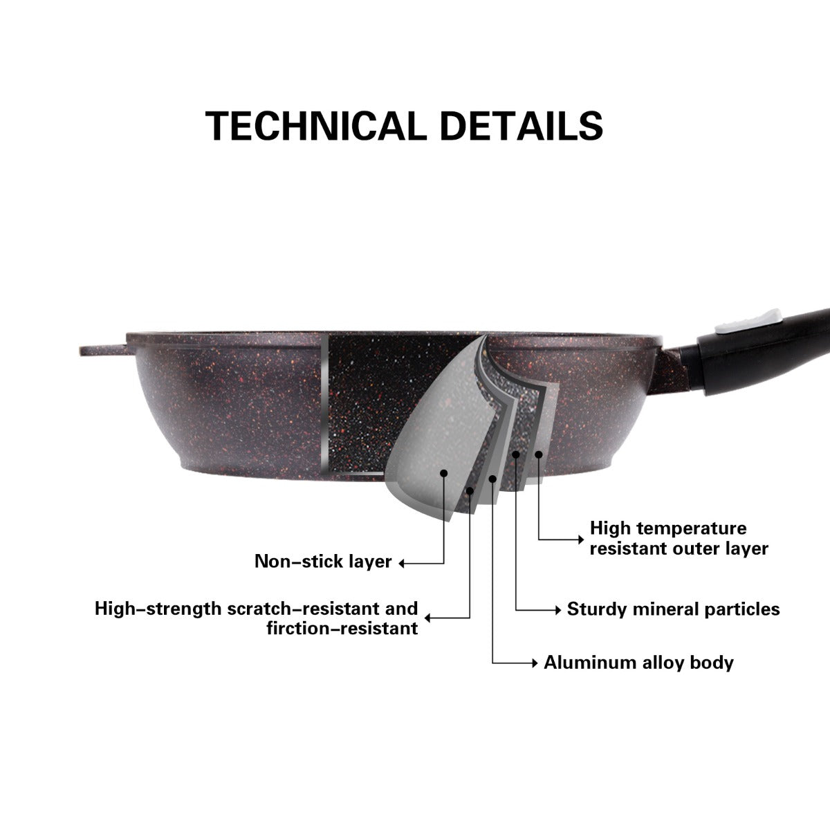 Fissman Deep frying pan Rebusto 24 x 6.5 cm