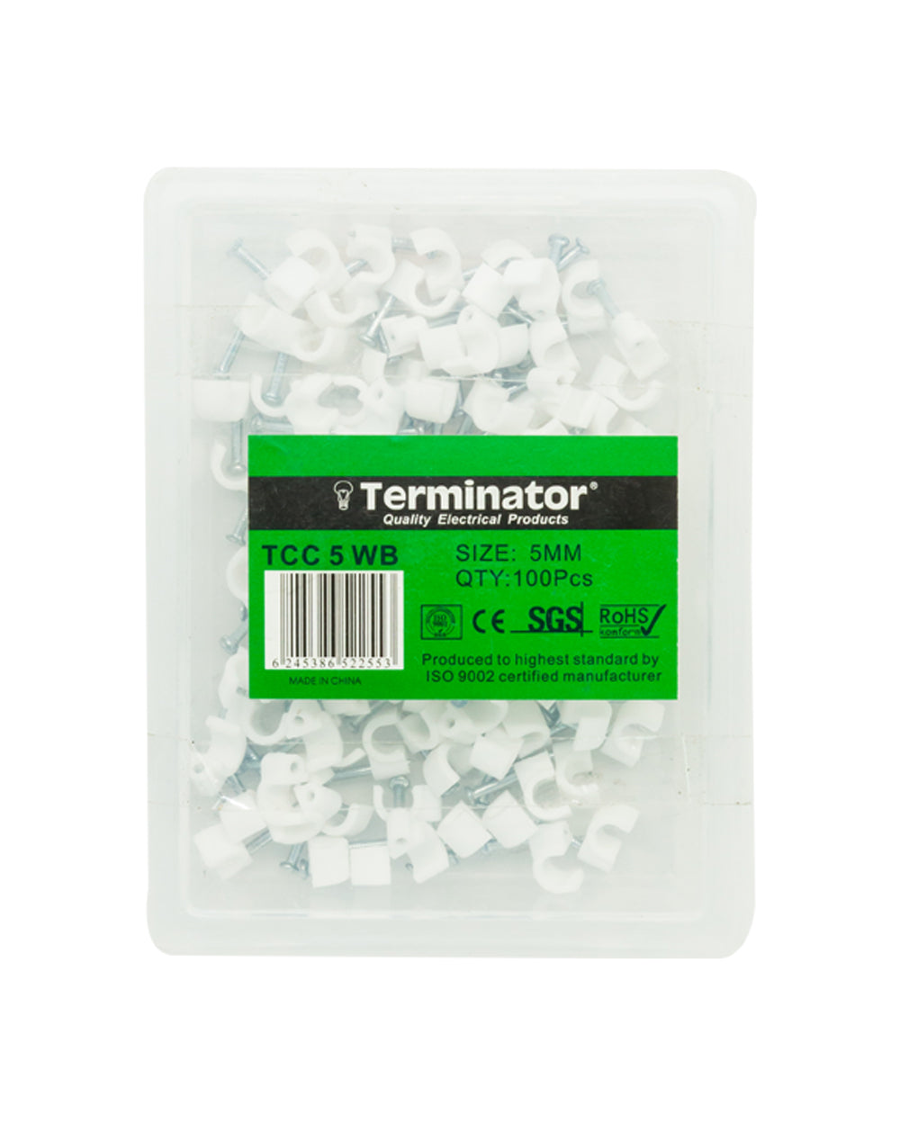 Terminator Cable Clip 5 millimetres