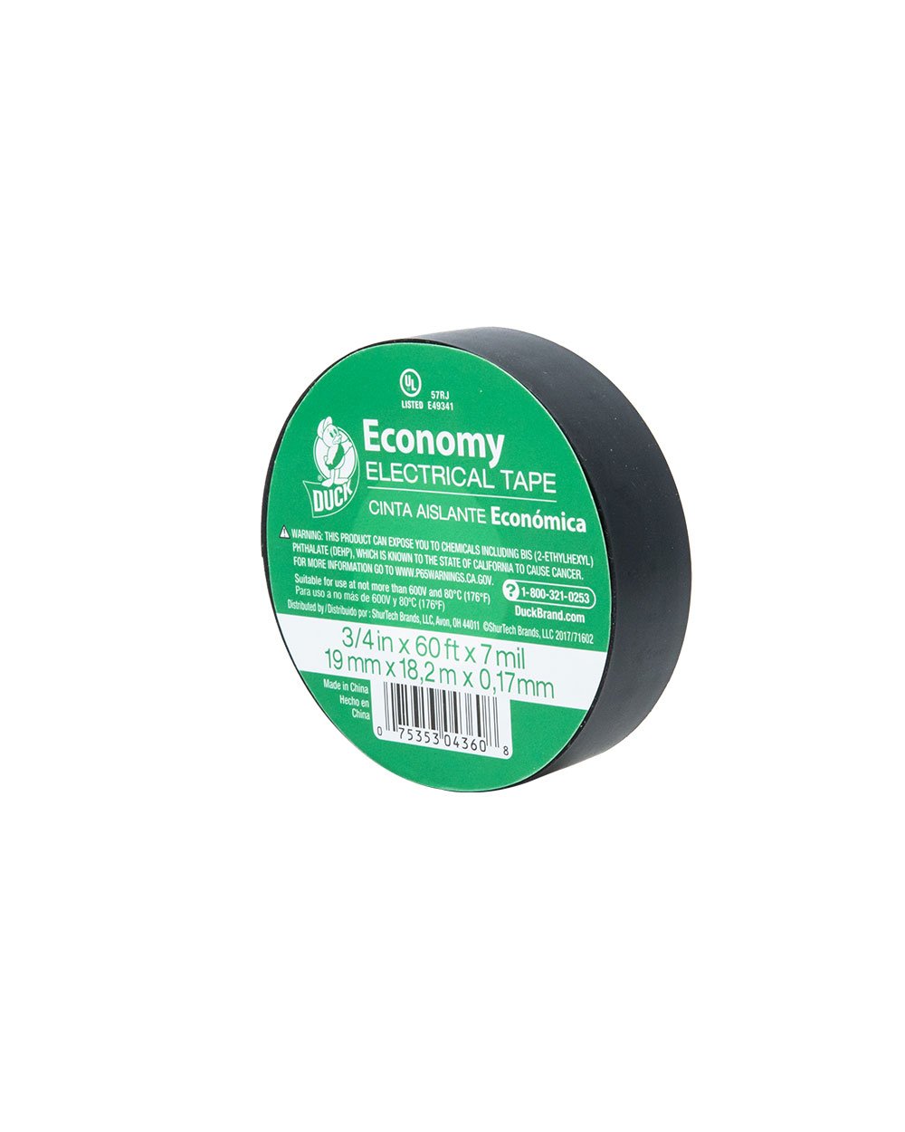 Shurtech ľ" x 60' Vinyl Electrical Tape