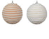 Homesmiths Bauble Foam 2 Colors Assorted Pearl + Pecan Brown Winter White + Pearl 10cm