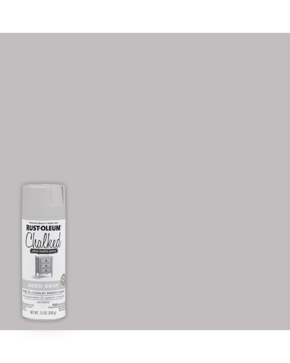 RustOeum 12Oz Aged Grey Chalk Spray