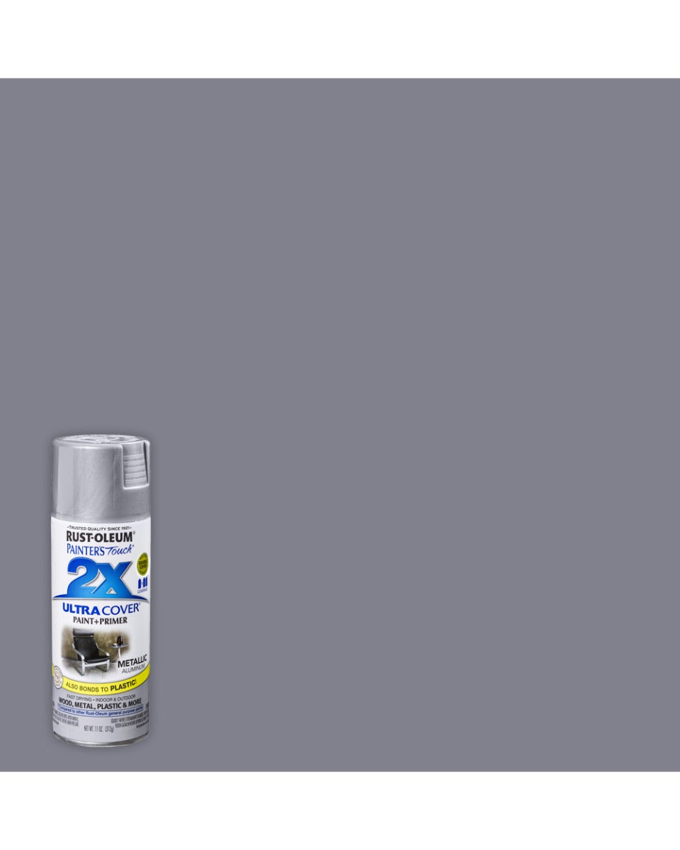 RustOleum PT 2X Ultra Cover Metallic Aluminium 12Oz