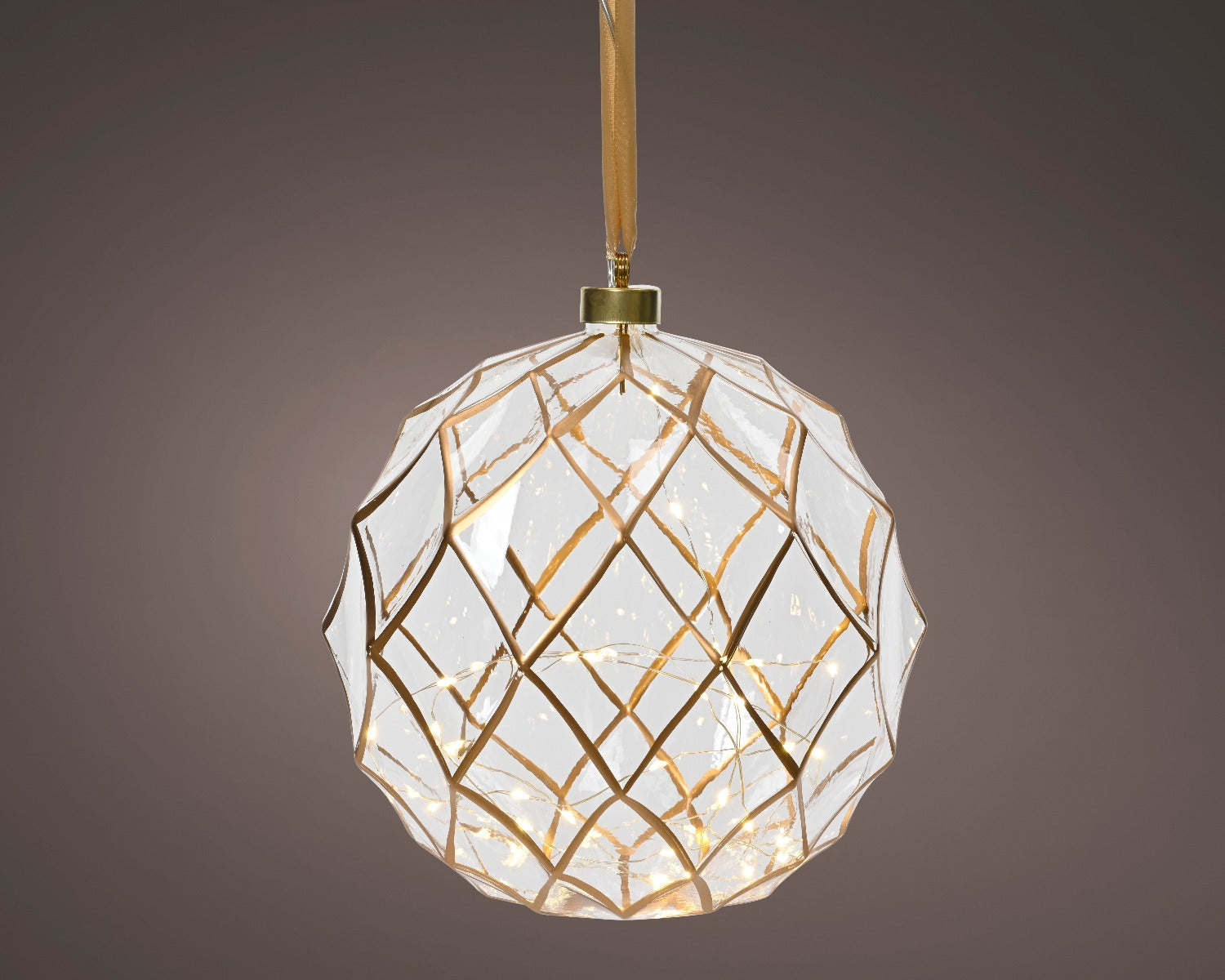 Kaemingk Micro LED Ball Bo Indoor Clear/Warm White/Dia20.00cm 40L